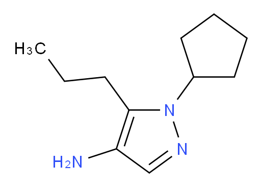 1-cyclopentyl-5-propyl-1H-pyrazol-4-amine