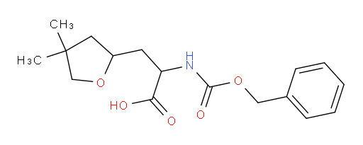 2-{[(benzyloxy)carbonyl]amino}-3-(4,4-dimethyloxolan-2-yl)propanoic acid