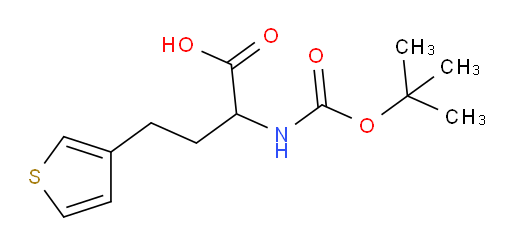 2-{[(tert-butoxy)carbonyl]amino}-4-(thiophen-3-yl)butanoic acid