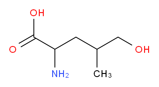 2-amino-5-hydroxy-4-methylpentanoic acid