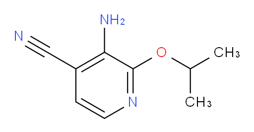 3-amino-2-(propan-2-yloxy)pyridine-4-carbonitrile