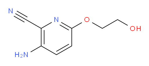 3-amino-6-(2-hydroxyethoxy)pyridine-2-carbonitrile