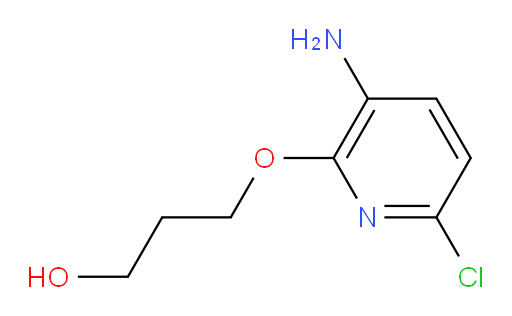 3-[(3-amino-6-chloropyridin-2-yl)oxy]propan-1-ol