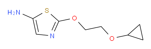 2-(2-cyclopropoxyethoxy)-1,3-thiazol-5-amine