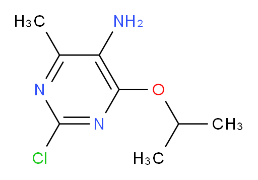 2-chloro-4-methyl-6-(propan-2-yloxy)pyrimidin-5-amine