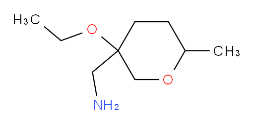 (3-ethoxy-6-methyloxan-3-yl)methanamine
