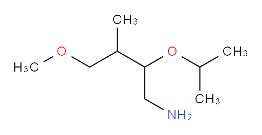 4-methoxy-3-methyl-2-(propan-2-yloxy)butan-1-amine