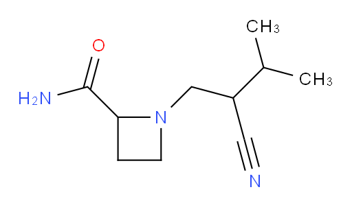 1-[2-cyano-2-(propan-2-yl)ethyl]azetidine-2-carboxamide