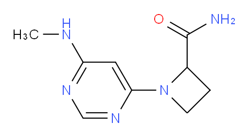 1-[6-(methylamino)pyrimidin-4-yl]azetidine-2-carboxamide