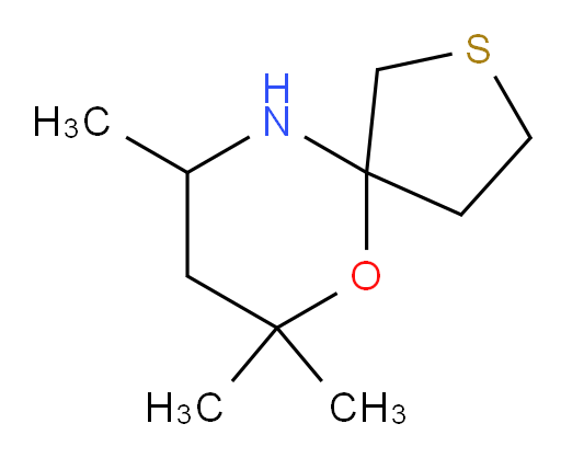 7,7,9-trimethyl-6-oxa-2-thia-10-azaspiro[4.5]decane