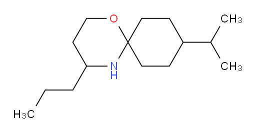 9-(propan-2-yl)-4-propyl-1-oxa-5-azaspiro[5.5]undecane