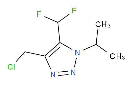 4-(chloromethyl)-5-(difluoromethyl)-1-(propan-2-yl)-1H-1,2,3-triazole