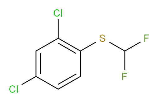 2,4-dichloro-1-[(difluoromethyl)sulfanyl]benzene