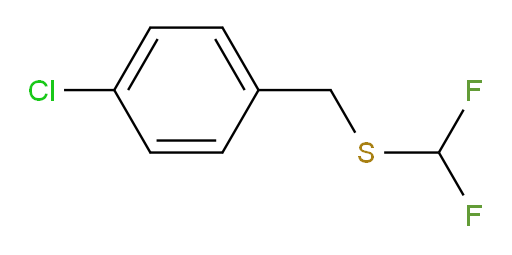 1-chloro-4-{[(difluoromethyl)sulfanyl]methyl}benzene