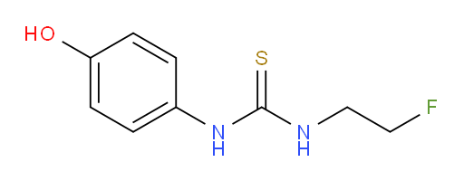 3-(2-fluoroethyl)-1-(4-hydroxyphenyl)thiourea