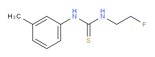 3-(2-fluoroethyl)-1-(3-methylphenyl)thiourea
