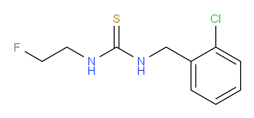 1-[(2-chlorophenyl)methyl]-3-(2-fluoroethyl)thiourea