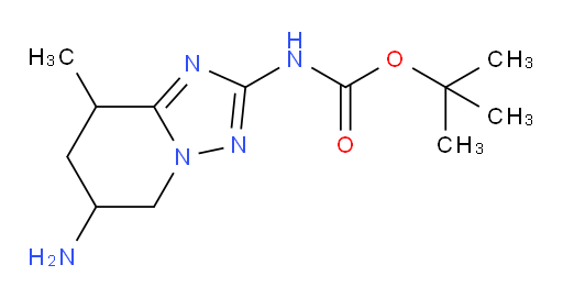 tert-butyl N-{6-amino-8-methyl-5H,6H,7H,8H-[1,2,4]triazolo[1,5-a]pyridin-2-yl}carbamate