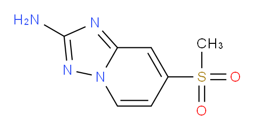 7-methanesulfonyl-[1,2,4]triazolo[1,5-a]pyridin-2-amine