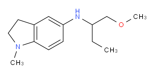 N-(1-methoxybutan-2-yl)-1-methyl-2,3-dihydro-1H-indol-5-amine