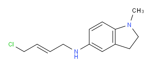 N-(4-chlorobut-2-en-1-yl)-1-methyl-2,3-dihydro-1H-indol-5-amine