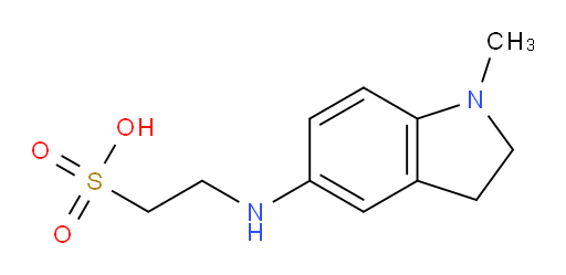 2-[(1-methyl-2,3-dihydro-1H-indol-5-yl)amino]ethane-1-sulfonic acid