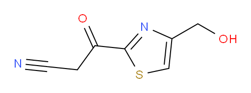 3-[4-(hydroxymethyl)-1,3-thiazol-2-yl]-3-oxopropanenitrile