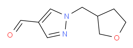 1-[(oxolan-3-yl)methyl]-1H-pyrazole-4-carbaldehyde