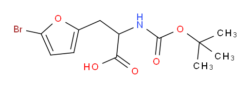 3-(5-bromofuran-2-yl)-2-{[(tert-butoxy)carbonyl]amino}propanoic acid