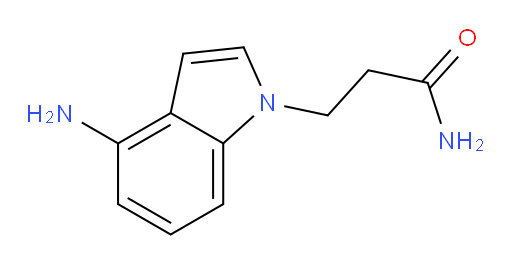 3-(4-amino-1H-indol-1-yl)propanamide