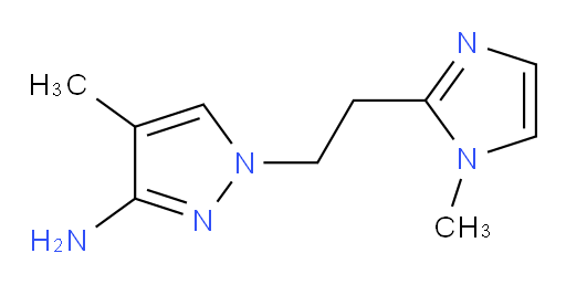 4-methyl-1-[2-(1-methyl-1H-imidazol-2-yl)ethyl]-1H-pyrazol-3-amine