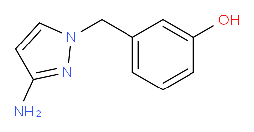 3-[(3-amino-1H-pyrazol-1-yl)methyl]phenol