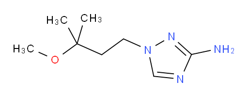 1-(3-methoxy-3-methylbutyl)-1H-1,2,4-triazol-3-amine