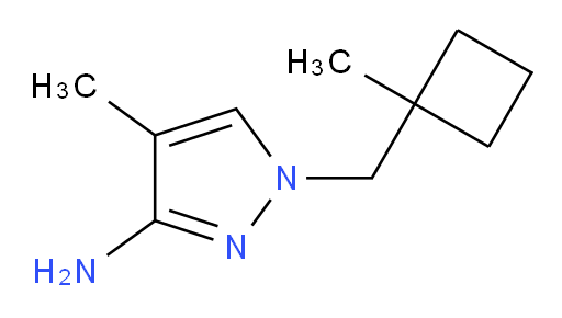 4-methyl-1-[(1-methylcyclobutyl)methyl]-1H-pyrazol-3-amine