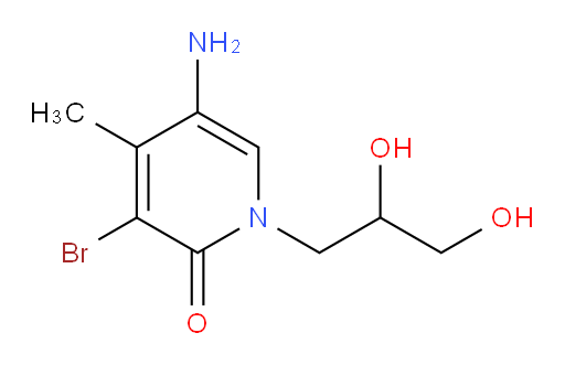 5-amino-3-bromo-1-(2,3-dihydroxypropyl)-4-methyl-1,2-dihydropyridin-2-one