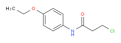 3-chloro-N-(4-ethoxyphenyl)propanamide