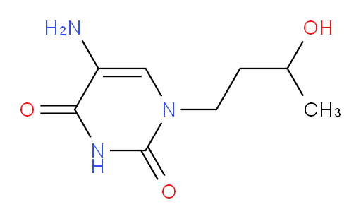 5-amino-1-(3-hydroxybutyl)-1,2,3,4-tetrahydropyrimidine-2,4-dione