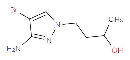 4-(3-amino-4-bromo-1H-pyrazol-1-yl)butan-2-ol