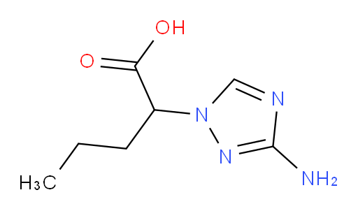 2-(3-amino-1H-1,2,4-triazol-1-yl)pentanoic acid