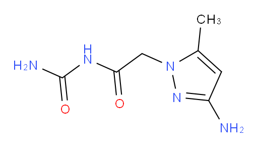 [2-(3-amino-5-methyl-1H-pyrazol-1-yl)acetyl]urea
