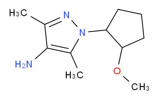 1-(2-methoxycyclopentyl)-3,5-dimethyl-1H-pyrazol-4-amine