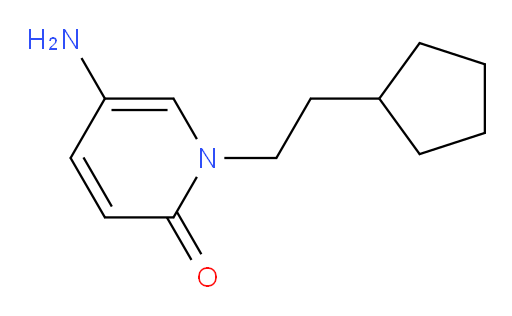 5-amino-1-(2-cyclopentylethyl)-1,2-dihydropyridin-2-one