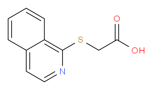 2-(isoquinolin-1-ylsulfanyl)acetic acid