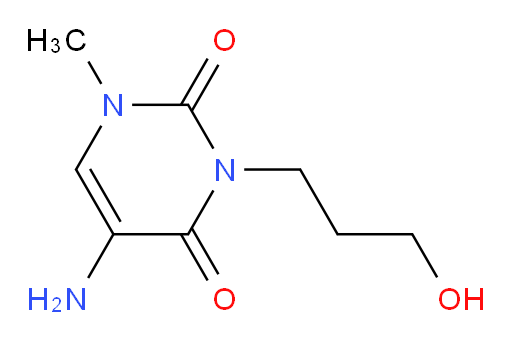 5-amino-3-(3-hydroxypropyl)-1-methyl-1,2,3,4-tetrahydropyrimidine-2,4-dione