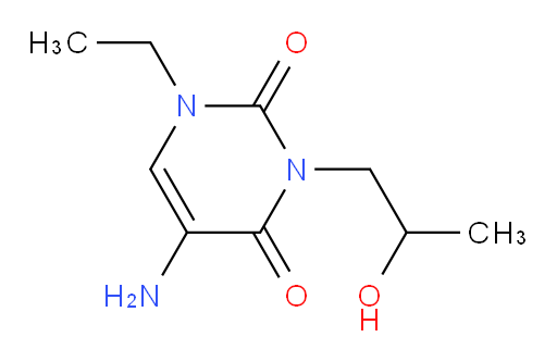 5-amino-1-ethyl-3-(2-hydroxypropyl)-1,2,3,4-tetrahydropyrimidine-2,4-dione