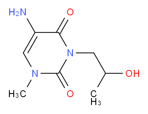 5-amino-3-(2-hydroxypropyl)-1-methyl-1,2,3,4-tetrahydropyrimidine-2,4-dione