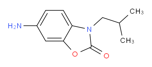 6-amino-3-(2-methylpropyl)-2,3-dihydro-1,3-benzoxazol-2-one