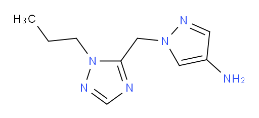 1-[(1-propyl-1H-1,2,4-triazol-5-yl)methyl]-1H-pyrazol-4-amine