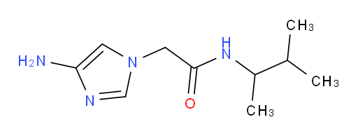2-(4-amino-1H-imidazol-1-yl)-N-(3-methylbutan-2-yl)acetamide