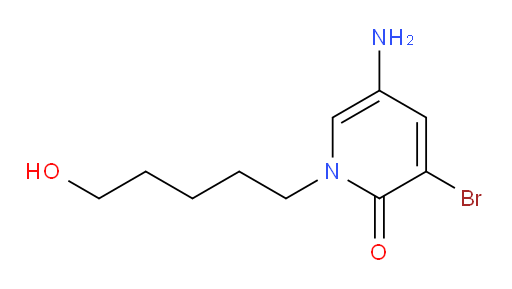 5-amino-3-bromo-1-(5-hydroxypentyl)-1,2-dihydropyridin-2-one
